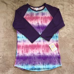 LuLaRoe NWT randy tee tie-dye size M